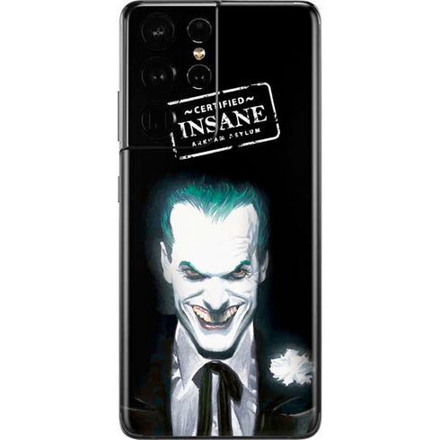 DC Comics The Joker Portrait by Alex Ross Galaxy S21 Ultra 5G Skin